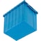Global Industrial Distribution Container With Hinged Lid, 21-7/8x15-1/4x17-1/4, Blue 257811BL - alternate 8